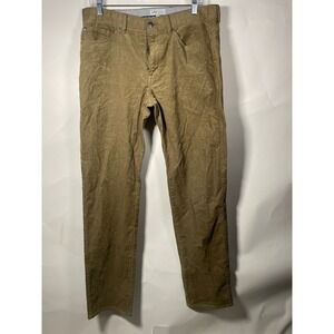 Peter Millar Corduroy‎ Pants Mens 33 Beige Casual Straight Leg Trousers